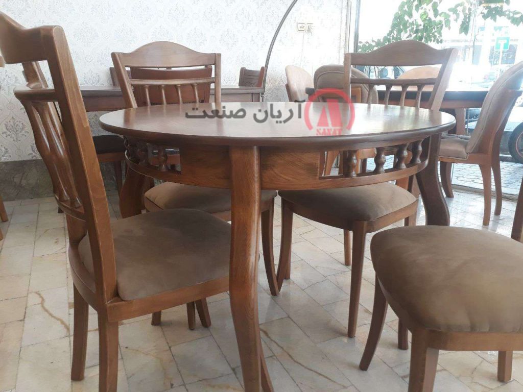 میز ناهارخوری گرد