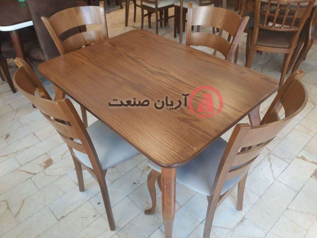 صندلی چوبی آلاله ، میز چوبی الیزه