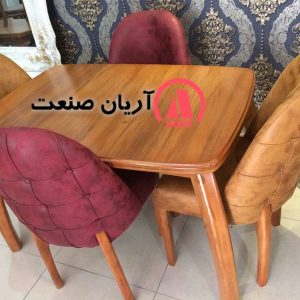 میز ناهار خوری چوبی