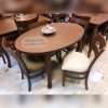 میز بیضی ناهار خوری
