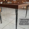 میز رستورانی فلزی مدل آریا
