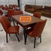 میز و صندلی فلزی مدل کاج