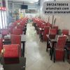 میز و صندلی فلزی مدل پرنسا