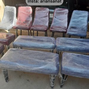 نیمکت فلزی رستورانی 2 نفره